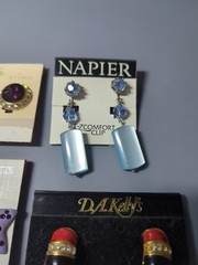 Lot Of 4 Pairs Vintage Clip-on Earrings