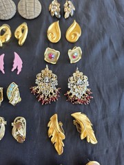 Earrings Lot 60 Pairs All Wearable Vintage Modern Jewelry Lot