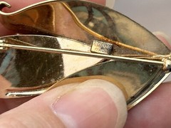 UNIQUE Vintage Gold Filled Brooch Lot ALL SIGNED Winard, WRE, JMS Feather TURTLE