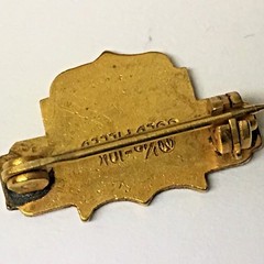 10K GOLD FILLED SAFTEY AWARD SERVICE PIN OR PINBACK