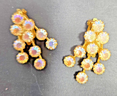 Vintage Rhinstone Mixed Lot 1970’s & 1980s Unsigned Costume Jewelry