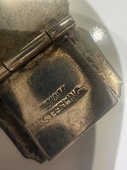 Rare Vintage Sterling Silver Siam Niello Bracelet 29.5g