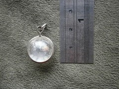 Amulet of Faith Mustard Seed Matt: 17.20 Vintage Silvertone Charm Pendant 2.0g