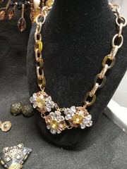 Vintage 2 Modern Costume Jewelry Necklaces Bracelets Earrings And More Amber Lot
