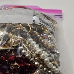 Bag Old Unsearched Jewelry Lot Vintage Estate Find Junk Drawer Aprox 4lb