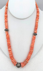 Vintage Queen Conch Shell Necklace Bracelet Set Sterling Silver 925