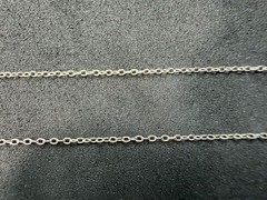0.68g Vintage Sterling Silver 925 Cable Chain Necklace 18 in M