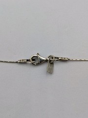 PZ Israel Vtg Gold Plated Sterling Nuggets Long Oval Box Chain 925 Necklace
