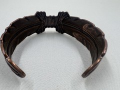 Vintage Wheeler Manufacturing Co Copper Cuff Bracelet