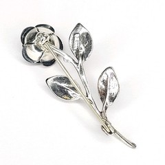 Vintage Signed TEKA 925 Sterling Silver Rose Brooch Pin – Theodor Klotz Germany