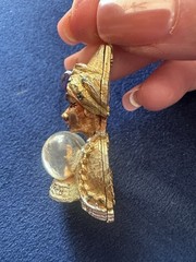 Vintage HAR HARGO Genie Pendant Fortune Teller Crystal Ball