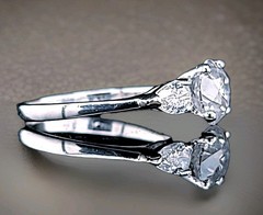 Vintage Platinum Engagement Ring 2.03CT.Natural Round Shape Diamond Circ 1950’s