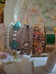 12 Costume Bracelet Lot – All Wearable Bracelets in Great Condition Multicolor