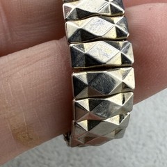 Vintage ID Bracelet Expandable Band Gold Tone Engraved “Ilene” 5.5“