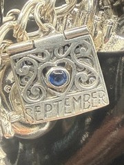 Sterling Silver 925 September 11 Memorial Charm Bracelet 7 Inches 54.4 Grams