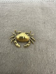 Vintage Mixed Lot of Brooches Pins Animals Gold and Silver Tone Ocean Theme