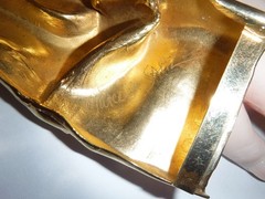 Authenticated Designer Marcella Saltz Signed Modern Minimalist Belt Buckle Rare