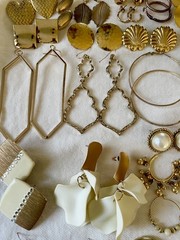 Huge 251 pairs Earrings Pierced Mixed Stud Dangle Chandelier Hoop