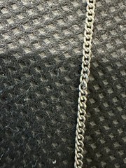 VINTAGE STERLING SILVER MACINAC BRIDGE/ISLAND CHARMS NECKLACE 17.75”