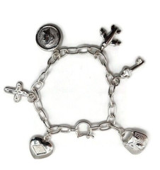 Unisex 950 Sterling Silver Travel Bracelet