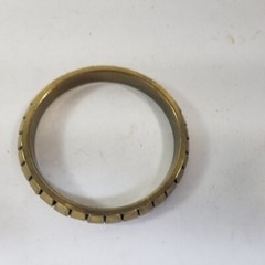 Vtg Mid Century Modern Bracelet Gold Tone Metal