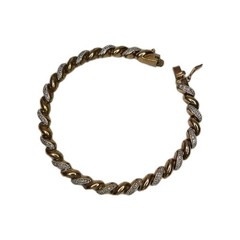 Vintage Vermeil Ross Simons Gold Plated Over 925 Sterling Silver Bracelet 17g