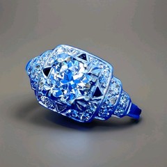 Original EARTH MINED DIAMOND Deco Engagement Ring Vintage PLATINUM Solitaire S 6