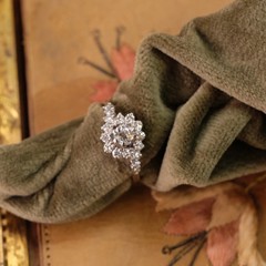 Vintage 14k Gold Diamond 0.78 ct Ring