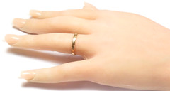 Antique Art Deco 1920’s 10K Rose Gold Unisex Wedding Band Ring Size 9 UK-R1/2