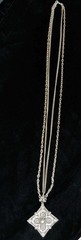 VintagePendant Necklace by Celebrity 30” long Boho Gothic Hippie Biker Costume