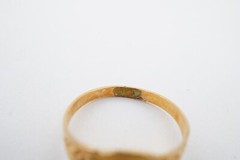 Vintage 10k Yellow Gold Childs Ring Size 0.5 Flower