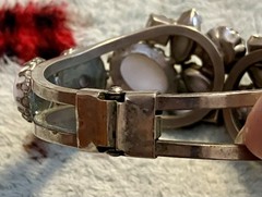 Vintage Juliana DeLizza And Elster Clamper Bracelet And Matching Clip Earrings