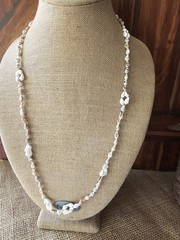 10p Vtg/Mod Jewlery Shell Necklaces Stretch Bracelets Eearings Beach Summer