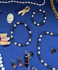 Large Mix Costume Jewelry Lot 30+ Pieces