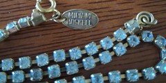Miriam Haskell Rhinestone Chain 30in Inch Strand Vintage