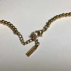 PRETTY 18” SIGNED NAPIER NECKLACE GOLDTONE ADJUSTABLE LENGTH STYLISH