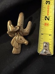 5 Vintage Pins Brooches Western Themed Parrot Butterfly Kiwi “B” See Description