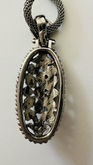 Vintage Cookie Lee Collectible Silver Toned Necklace & Pierced Earrings Set