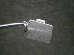 Upright Piano Enamel Keyboard Vtg Sterling Silver Bracelet Charm Pendant 2.0g