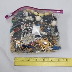 Bag Old Unsearched Jewelry Lot Vintage Estate Find Junk Drawer