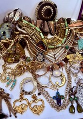 Vintage Estate Costume Jewelry Lot! AVON, MONET and more!