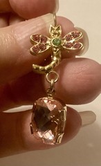 Kirk’s Folly USA Dragonfly Dangle Earrings 1 3/4” Long