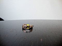 VINTAGE 1970-80 RETRO MOD NEGATIVE SPACE RING STERLING SILVER STAMPED 925 SZ 6