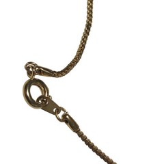Vintage Gold Tone Box Chain Necklace 18 Minimalist Classic Fashion Jewelry Women