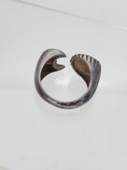 Vintage Sterling Celestial Ring Sun Moon Ring Sterling Silver 925 Sz 6 Wrap Ring
