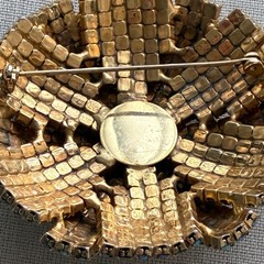 Vintage AB Crystal Brooch Pin Brooch