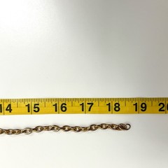 Vtg Gold Tone Coin Necklace Faux Pearl 18” Signed Casual Corner Beach Nautical