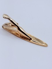 Vintage Swank Mid-Century Gold-tone Cufflinks and Tie Bar Set in Orininal Box
