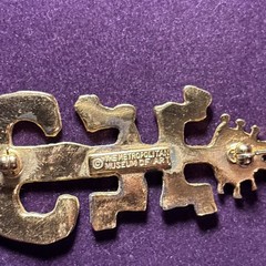 Signed MMA Tolima Figure Pre Columbian Brooch Pin