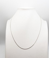 Estate Sterling Silver EVERYDAY CLASSIC 18.25″ Necklace Chain